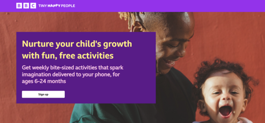 BBC Tiny Happy People - Fun and Free Text Messaging Programme for Parents