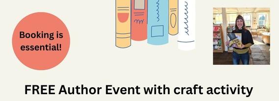 Author event with craft activity