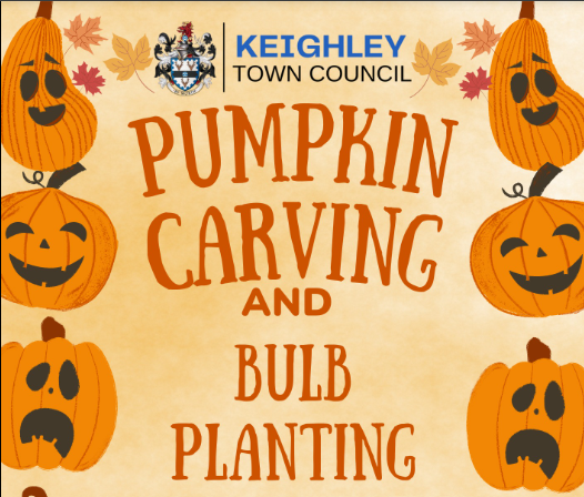 Bulb planting pumpkin carving