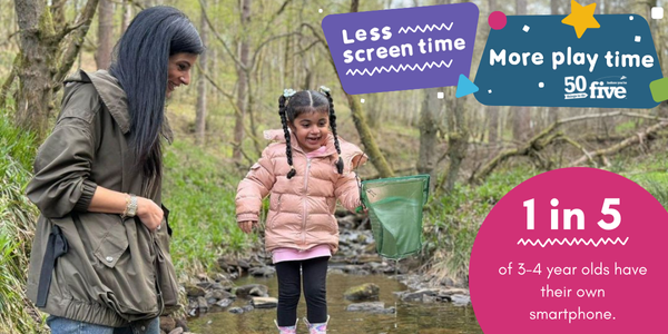 50 Things - less screen time, more play time