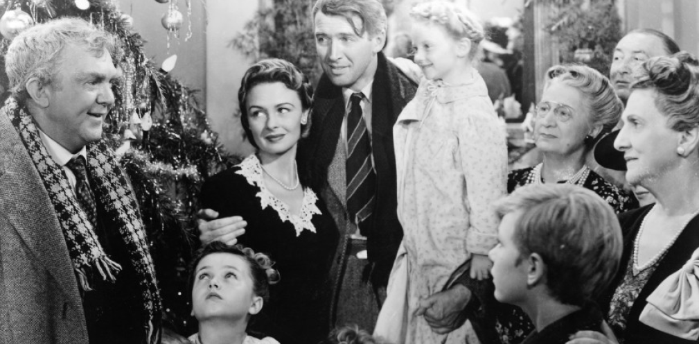 A group of people talking