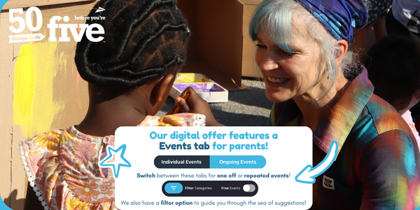 50 Things to do before you're 5 - events