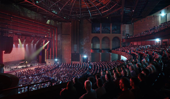 A performer on stage