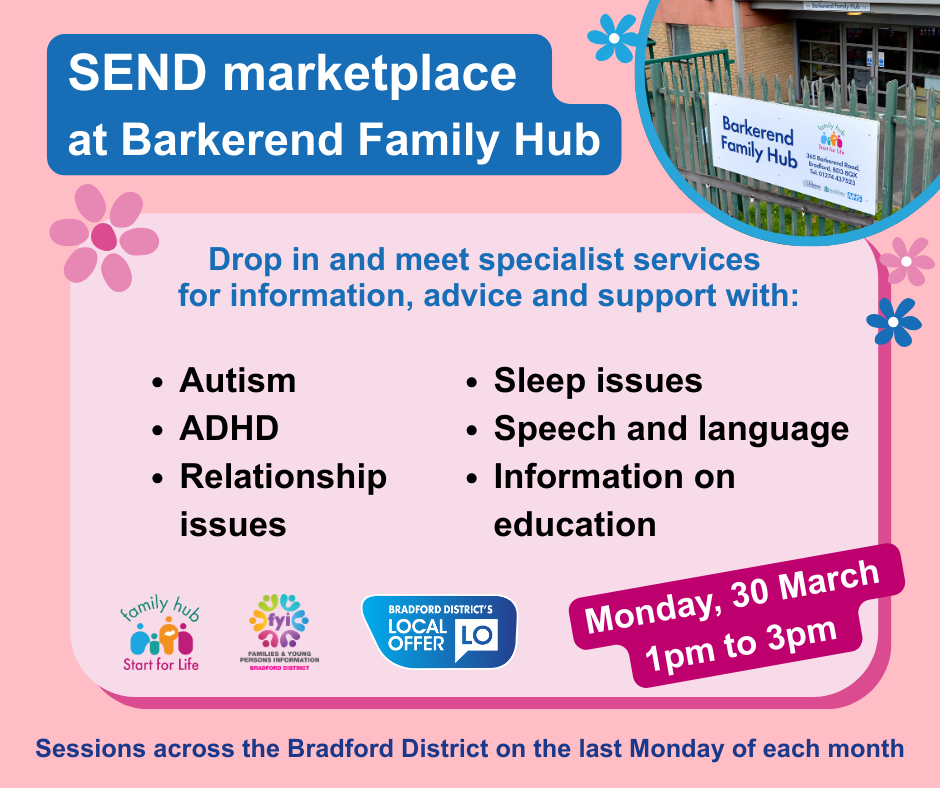 SEND marketplace at Barkerend Family Hub