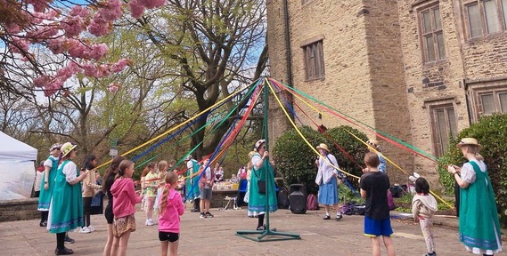 Bolling Hall Cherry Blossoms