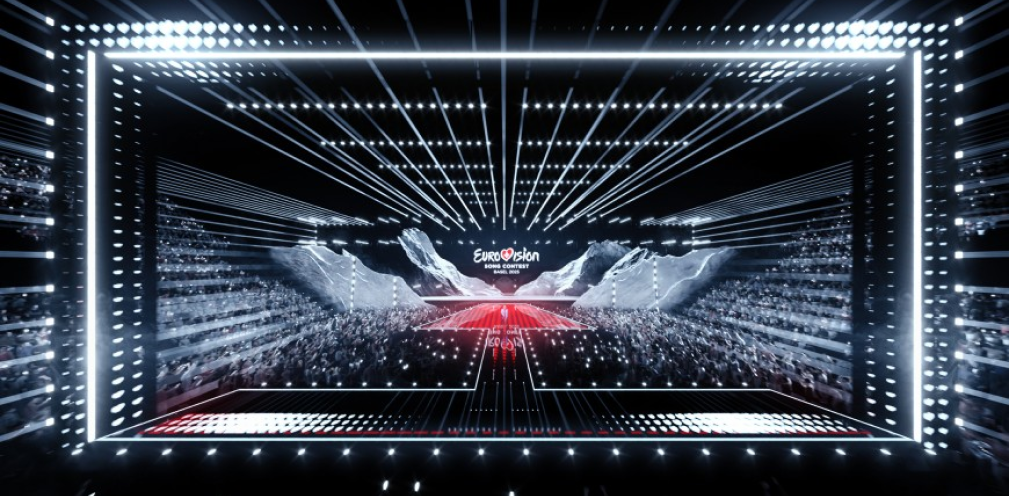 An illuminated stage