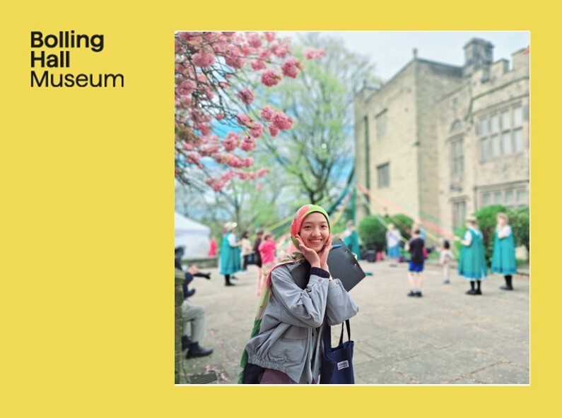 Cherry Blossom and fun outside Bolling Hall Museum
