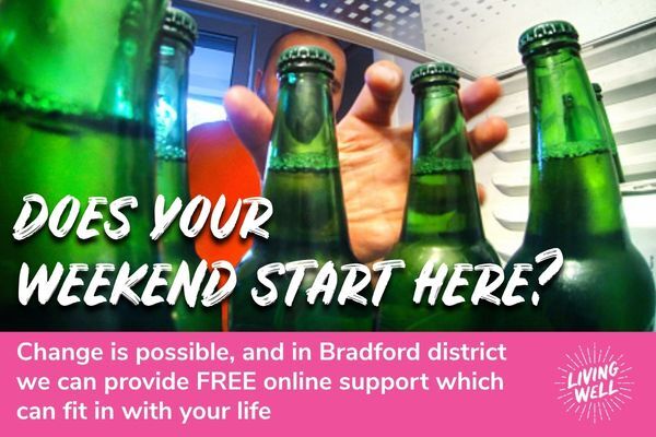 Does Your Weekend Start Here? Hand reaching into a fridge to grab a bottle of beer