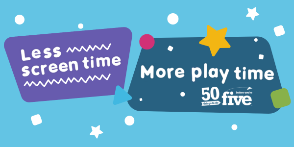 50 Things - less screen time, more play time