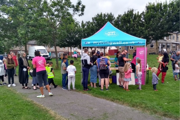 Living Well Team at the Summer HAF Events