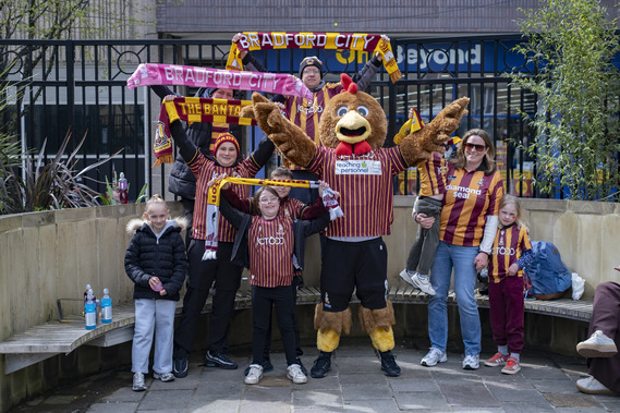 Bantams FanZone Darley street Market