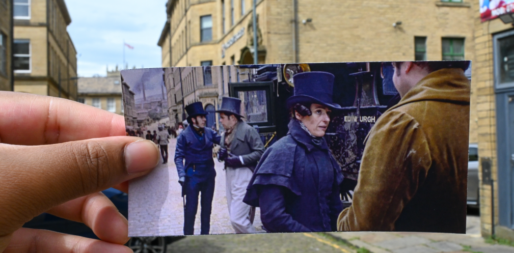 A photo of a film still.
