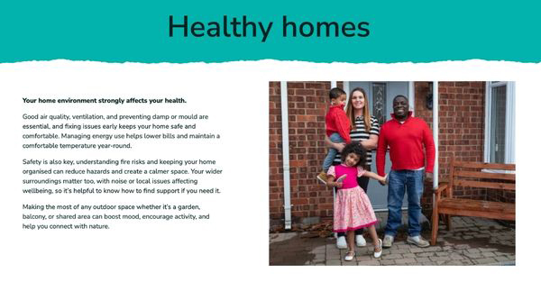 Healthy Homes  with Living Well
