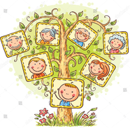 Family tree cartoon