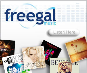Freegal music service advertisement