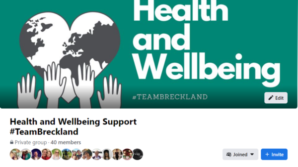 health and wellbeing support facebook