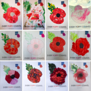 Poppy collage