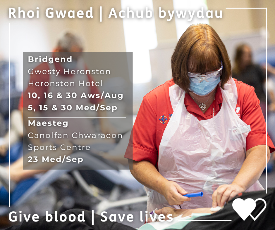 Give Blood August and September 2022
