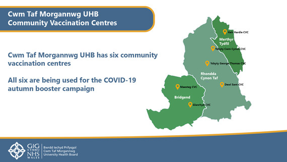 Autumn booster vaccination centres