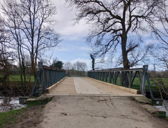 Bailey Bridge refurbished 