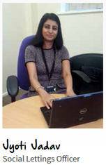 Jyoti Jadav, Social Lettings Officer