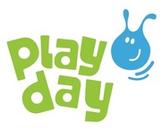 Play Day logo, blue and green