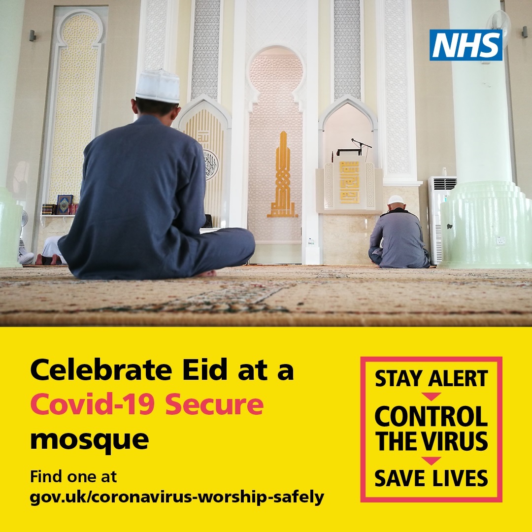 Celebrate Eid at a Covid secure mosque