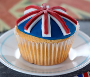 union jack cupcake