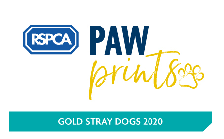 RSPCA Paw Print Award Logo