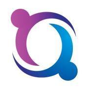 Purple and Blue circle logo