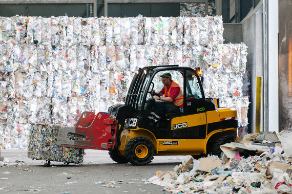 Materials recovery facility processing plant