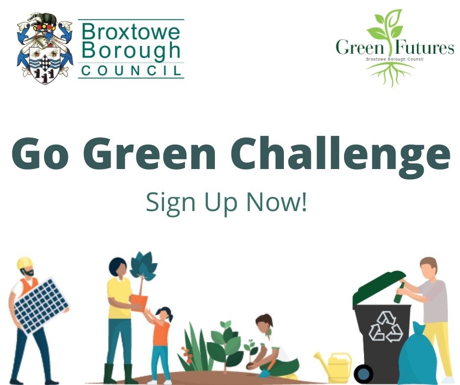 Go green challenge graphic