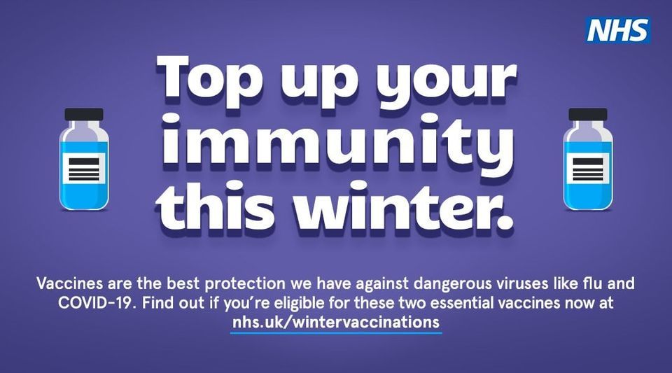 Winter jabs - top up your immunity 