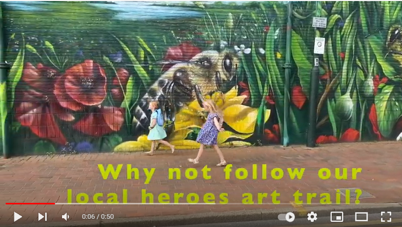 Video - Why not follow our local heroes art trail?