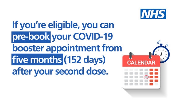 If you're eligible for your COVID-19 Booster book online