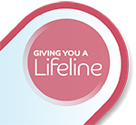 lifeline logo - pink and blue