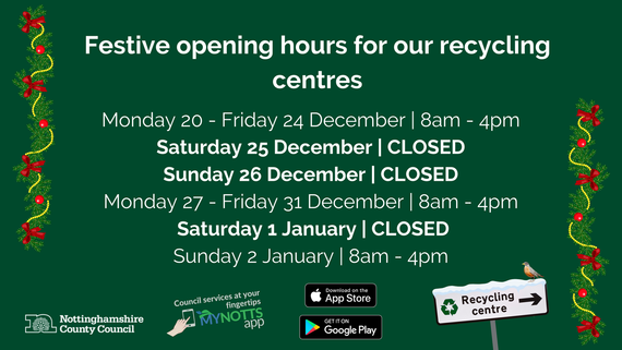 recycling site opening hours