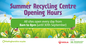 Summer recycling centre opening hours
