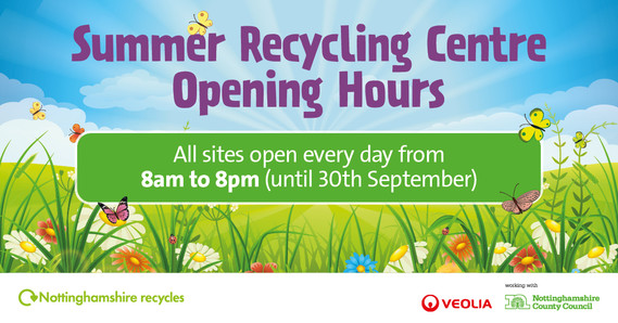 Summer Recycling Centre opening times - spring garden