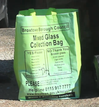 glass bag