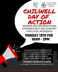 chilwell action day poster