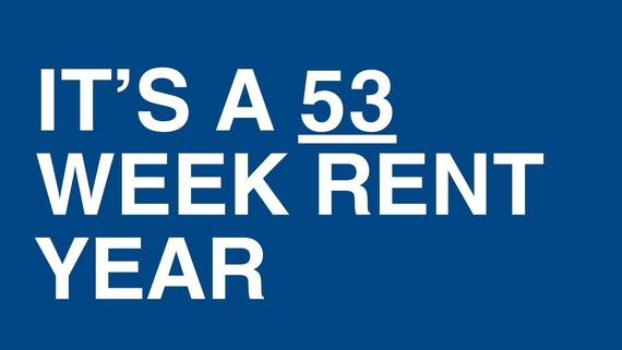 Its a 53 rent year