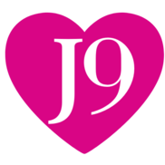 J9 in a pink heart