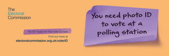 You need photo ID to vote at a polling station