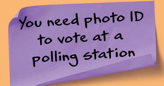 You now need photo id to vote at polling station