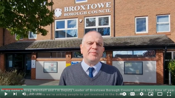 Have your voice heard in Broxtowe's Budget Consultation video thumbnail