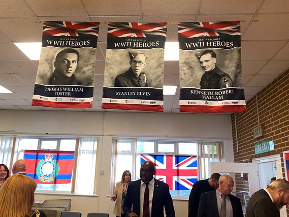 Picture of Stapleford History of the Fallen banners