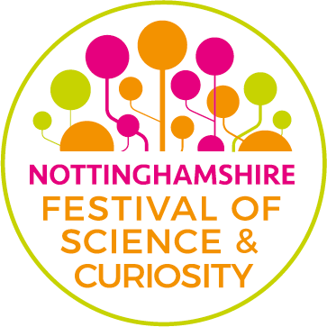Nottinghamshire Festival of Science and Curiosity logo