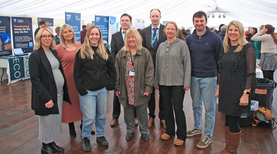 The speakers at the climate change forum