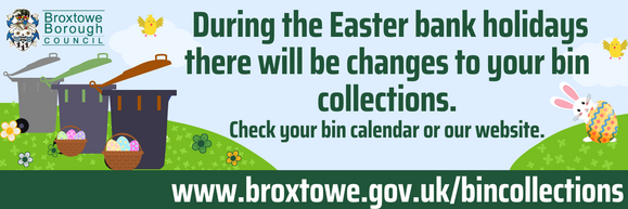 Easter bank holiday bin collections 2025